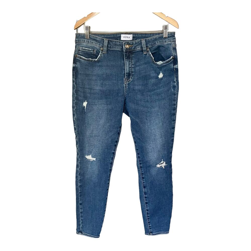Pistola Skinny Blue Jeans Size 31 Ankle
